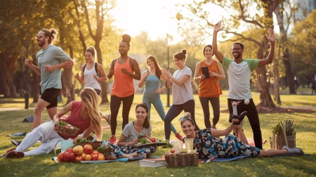 Hábitos de vida saludables, ejercicio, alimentación y descanso