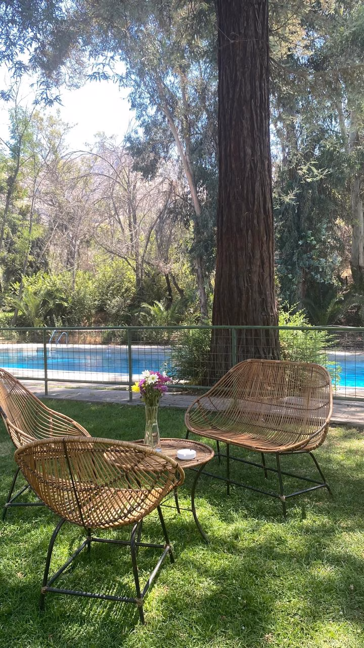 Zona de descanso del recinto