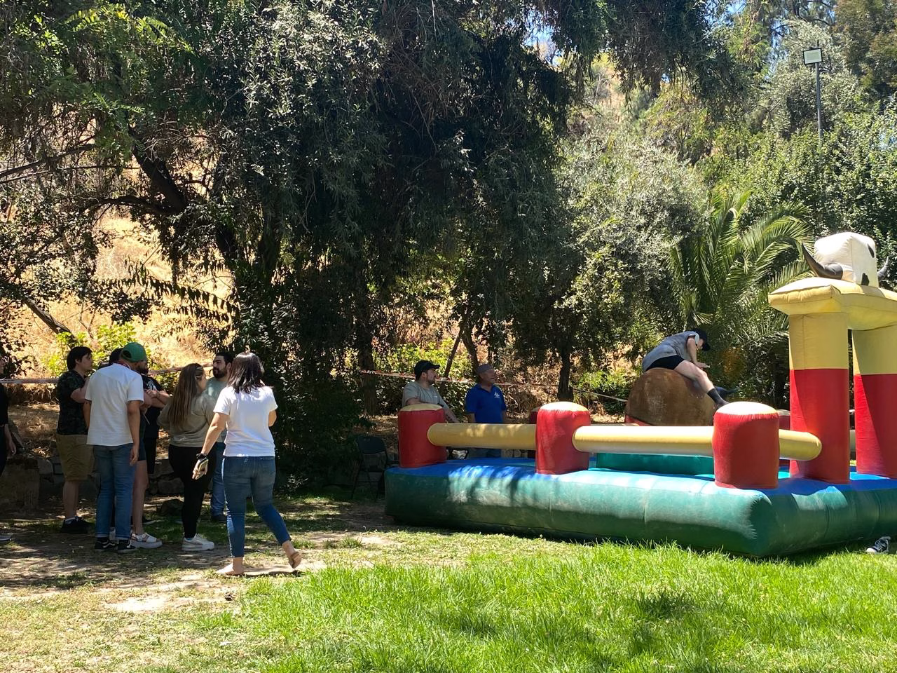 Actividad recreativa en el lugar